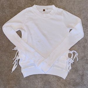 Free People waffle long sleeve